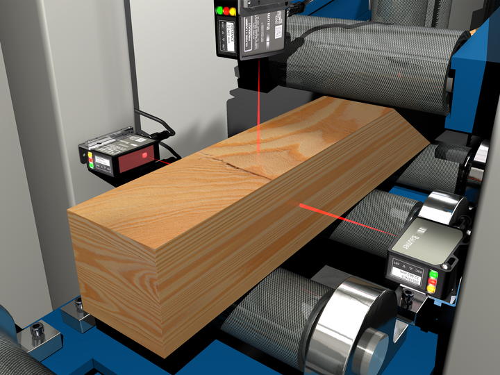 Dimensional control of wooden beams