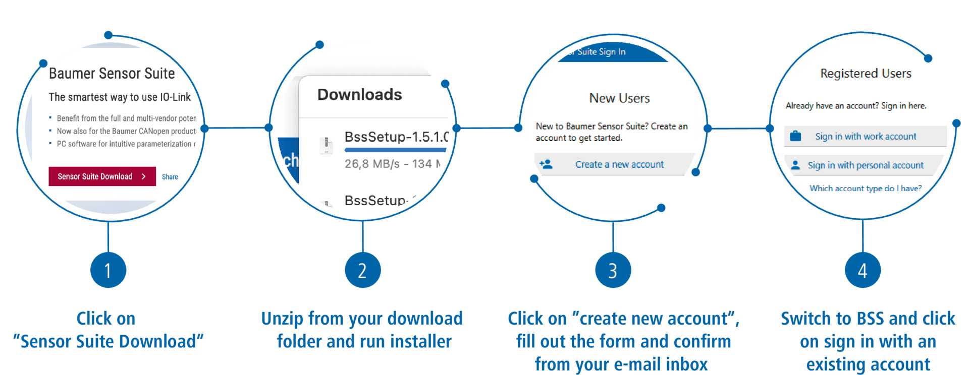 How to install and register the Baumer Sensor Suite