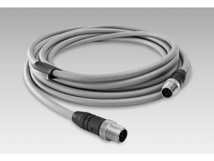 Cables / connectors – Cable connector M12, 4-pin, on both sides, D-coded, 5 m cable (Z 185.E05) – Cable connector M12, 4-pin, on both sides, D-coded, 1 m cable (Z 185.E01) – Cable connector M12, 4-pin, on both sides, D-coded, 2 m cable (Z 185.E02) – Cable connector M12, 4-pin, on both sides, D-coded, 10 m cable (Z 185.E10)