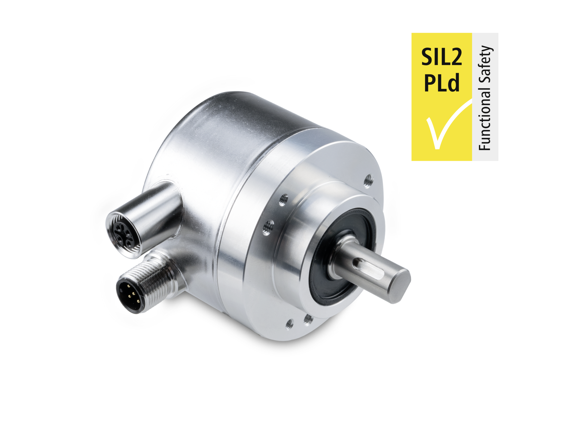 EAM580RS Safety-certified absolute encoder with SIL2/PLd Safety Logo