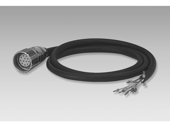 Stecker M23 (S2BG12), Kabel 1 m (inkremental)