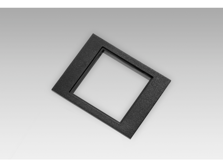 Adapter and front plate – Adaptor plate for clip frame mount, face 60 x 75 mm (Z 118.035)